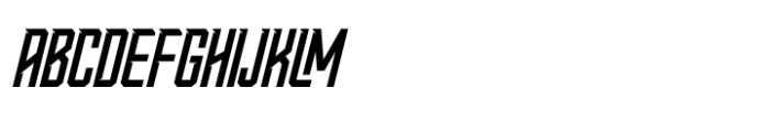 Rush Syndicate Italic Font UPPERCASE