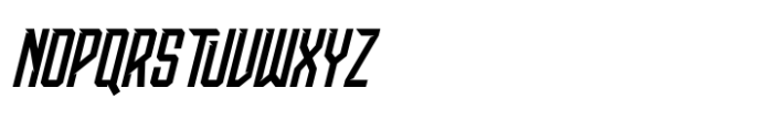 Rush Syndicate Italic Font UPPERCASE