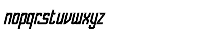 Rush Syndicate Italic Font LOWERCASE