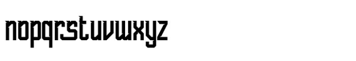 Rush Syndicate Regular Font LOWERCASE
