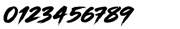 Rush Zone Font OTHER CHARS
