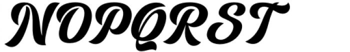 Rushbold Regular Font UPPERCASE