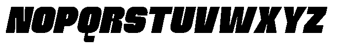 Rushel Italic Font UPPERCASE