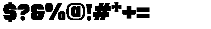 Rushel Regular Font OTHER CHARS