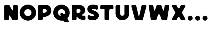 Rushen Curvy Font LOWERCASE