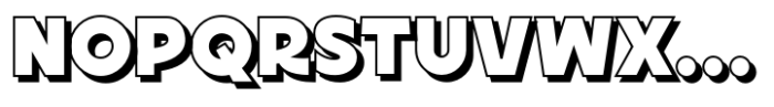 Rushen Shadow Font LOWERCASE