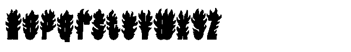Rushfire Oblique Font LOWERCASE