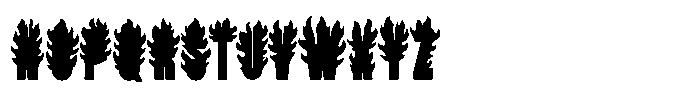 Rushfire Regular Font UPPERCASE