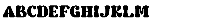 Rushing Font UPPERCASE