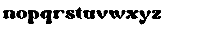 Rushing Font LOWERCASE