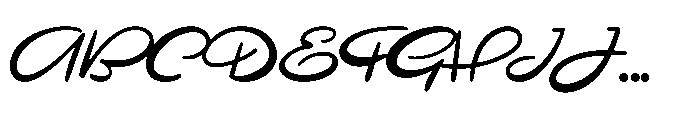 Rushmark Font UPPERCASE