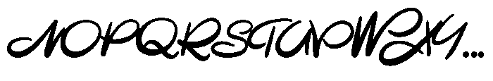 Rushmark Font UPPERCASE