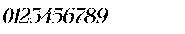 Rushy Italic Font OTHER CHARS