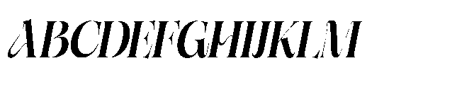 Rushy Italic Font UPPERCASE