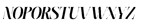Rushy Italic Font UPPERCASE