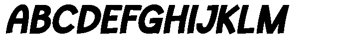 Ruskaf Italic Font UPPERCASE