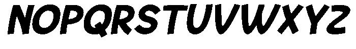 Ruskaf Italic Font UPPERCASE