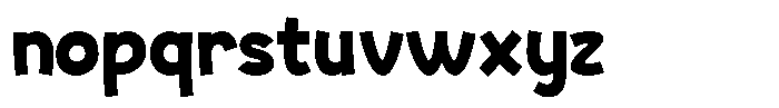 Ruskaf Regular Font LOWERCASE