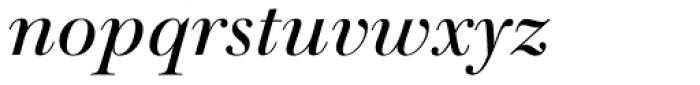 Ruskin Italic Font LOWERCASE