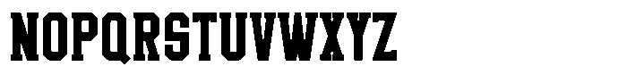 Rust Barrel Font UPPERCASE