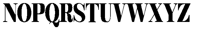 Rustand Black Condensed Font UPPERCASE