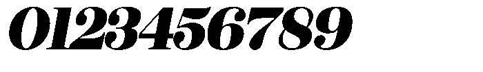 Rustand Black Expanded Italic Font OTHER CHARS