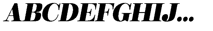 Rustand Black Expanded Italic Font UPPERCASE
