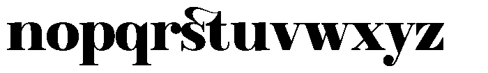 Rustand Black Expanded Font LOWERCASE