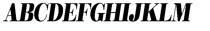 Rustand Black Semi Condensed Italic Font UPPERCASE
