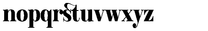 Rustand Black Semi Condensed Font LOWERCASE