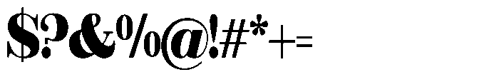 Rustand Black Font OTHER CHARS