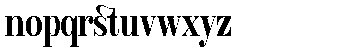 Rustand Bold Condensed Font LOWERCASE