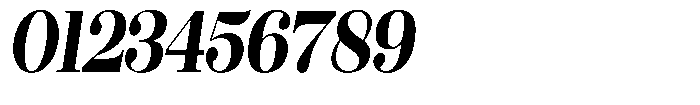 Rustand Bold Semi Condensed Italic Font OTHER CHARS