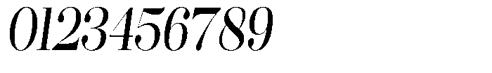 Rustand Condensed Italic Font OTHER CHARS