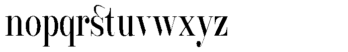 Rustand Condensed Font LOWERCASE