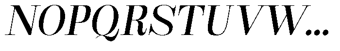 Rustand Expanded Italic Font UPPERCASE