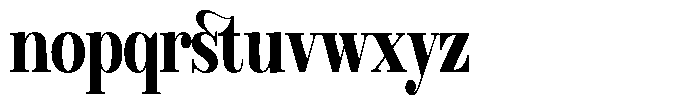 Rustand Extra Bold Condensed Font LOWERCASE