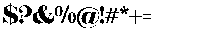 Rustand Extra Bold Expanded Font OTHER CHARS