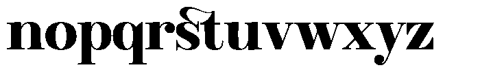 Rustand Extra Bold Expanded Font LOWERCASE
