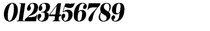 Rustand Extra Bold Semi Condensed Italic Font OTHER CHARS