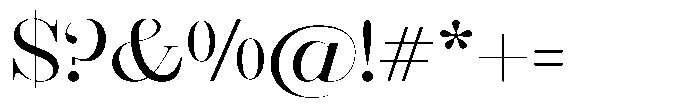 Rustand Light Expanded Font OTHER CHARS
