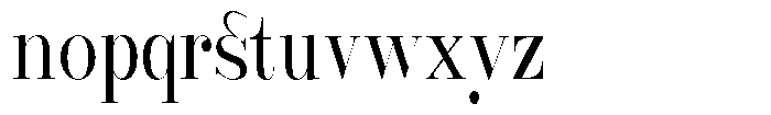 Rustand Light Semi Condensed Font LOWERCASE