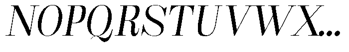Rustand Light Semi Expanded Italic Font UPPERCASE