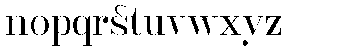 Rustand Light Semi Expanded Font LOWERCASE
