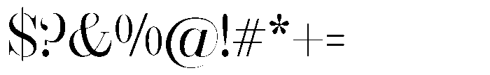 Rustand Light Font OTHER CHARS