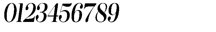 Rustand Medium Condensed Italic Font OTHER CHARS