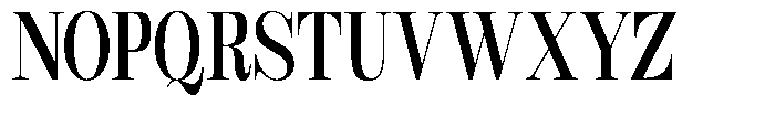 Rustand Medium Condensed Font UPPERCASE