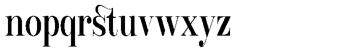 Rustand Medium Condensed Font LOWERCASE