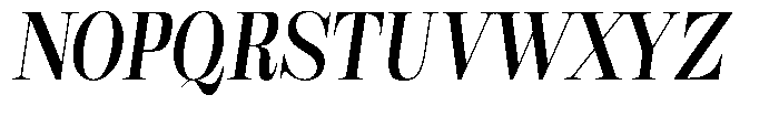 Rustand Medium Semi Condensed Italic Font UPPERCASE