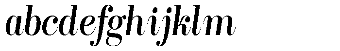Rustand Medium Semi Condensed Italic FONT